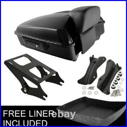 Chopped Trunk Latch Pad Mount Docking Fit For Harley Tour Pak Touring 2014-2023