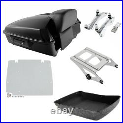 Chopped Trunk Pad Mount Plate Docking Kit Fit For Harley Tour Pak FLHT 2014-2023