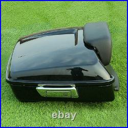 Chopped Trunk with Backrest For Harley Touring Tour Pak Street Glide FLHX 14-2020