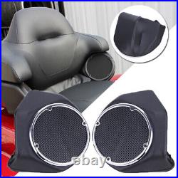 For Harley Tour Pak Road Street Electra Glide King Rear Trunk 6.5 Speaker Pods