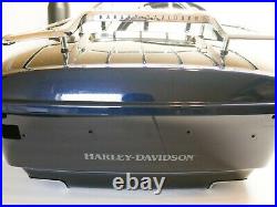 Genuine Harley Davidson 95-21 Touring King Tour Pack Pak with Backrest Blue &Black