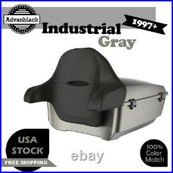 INDUSTRIAL GRAY For 97+ Harley/Softail Advanblack Rushmore King Tour Pak Pack
