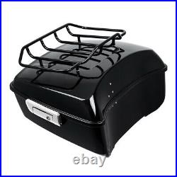 King Pack Trunk Luggage Rack Fit For Harley Tour Pak Road King Glide 2014-2022