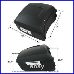 King Pack Trunk Pad Mount Rack Fit For Harley Tour Pak Road King 2014-2021 2019
