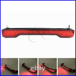 King Pack Trunk Pad Rack LED Tail Light Fit For Harley Tour Pak Touring 14-21 US