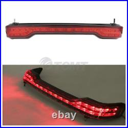 King Pack Trunk Rack Pad Tail Light For Harley Tour Pak Road Glide King 2014-Up