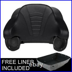 King Pack Trunk Speakers Backrest Pad Fit For Harley Tour Pak Touring 2014-Up US
