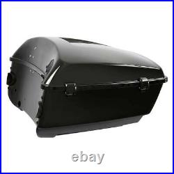 King Pack Trunk With Black Latch Fit For Harley Tour Pak Touring Road King 14-20