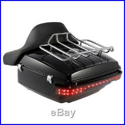 King Pack Trunk With Brake Turn Tail Light For Harley Tour Pak Touring 2014-2020