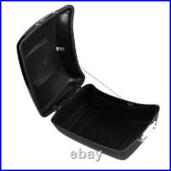 King Pack Trunk With Rack Backrest + Speakers For Harley Tour Pak Road Glide 14-20