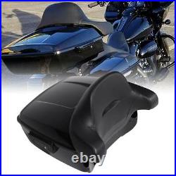 King Tour Pak Pack Trunk Backrest With Speakers For Harley Road Street Glide 14-20