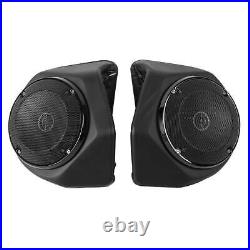 King Trunk 6.5'' Rear Speakers Pods Fit For Harley Tour Pak Street Glide 14-21