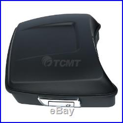 Matte Chopped Pack Trunk With Latch For Harley Tour Pak Street Road Glide 2014-20