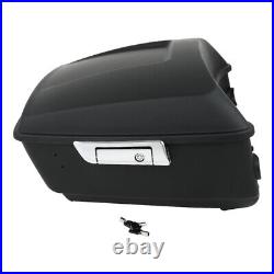 Matte King Pack Trunk with Rack Speakers Fit For Harley Tour Pak Road Glide 14-22