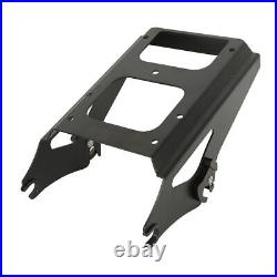 Motor Detachable Two Up Tour Pak Pack Luggage Rack Fits For Harley Touring Black