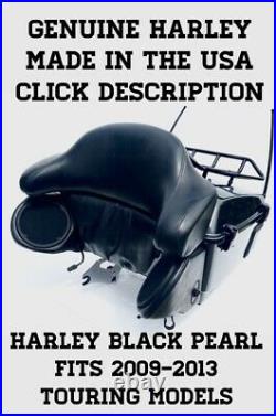 OEM Harley Davidson Electra Glide Black Pearl Tour Pack Touring Pak Trunk 2010