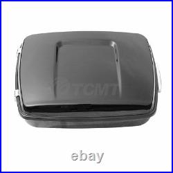Painted Black Chopped Pack Trunk Fit For Harley Tour Pak Touring Road King 14-20