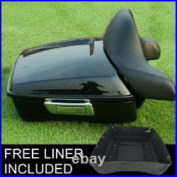 Painted Chopped Pack Trunk Backrest For Harley Tour Pak Road King Glide 14-20