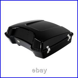 Razor Luggage Trunk Backrest Pad Fit For Harley Electra Glide Tour Pak 1997-2013