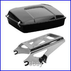 Razor Pack Trunk With Two Up Mount Rack For Harley Tour Pak Touring FLHR 2009-2013