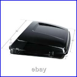 Razor Pack Trunk with Black Latch Fit For Harley Tour Pak Street Glide 2014-2021