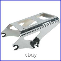 Razor Trunk with Two Up Mount Rack Fit For Harley Electra Glide Tour Pak 2009-2013