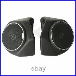 Rear 6.5 Speaker Pods Fit For Harley Tour Pak Touring Road Electra Glide 14-20