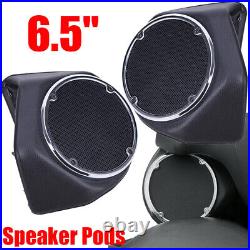 Rear 6.5 Speaker Pods Kit for Harley King Tour Pak 2014-2023 2015 2018 2020 US