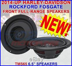 Rockford Fosgate Tms65 For Harley-davidson 6.5 Full-range Front / Tour-pak 2014+