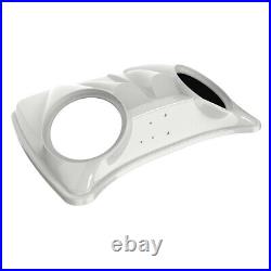STONE WASHED WHITE PEARL For Harley Tour Pak Pack Dual 8'' Speaker Lids