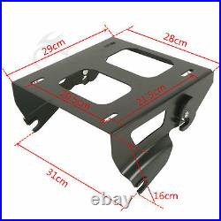 Solo Seat Luggage Rack Mount Fit For Harley Tour Pak Road Street Glide 2014-2020